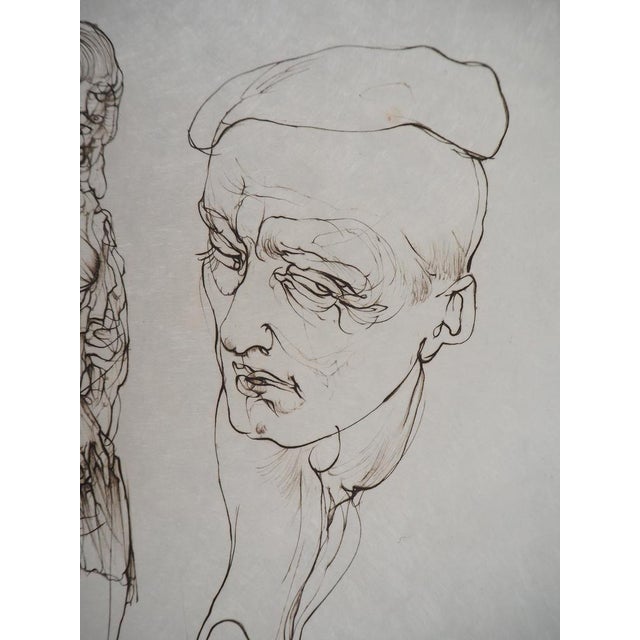 Hans Bellmer (1902-1975) Observateur et observée Original engraving Signed in bottom right with pencil Numbered on 100...