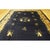 Textile 1920s Antique Chinese Floral Navy Deep Serene Landscape Deco Peking Knotted Rug For Sale - Image 7 of 10