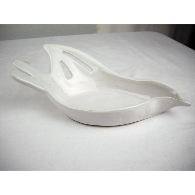 Mid 20th Century Ed Langbein Ceramic Dove Dish For Sale - Image 5 of 8