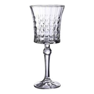 Diamond Engraved Crystal Glass Retro Luxury Goblet