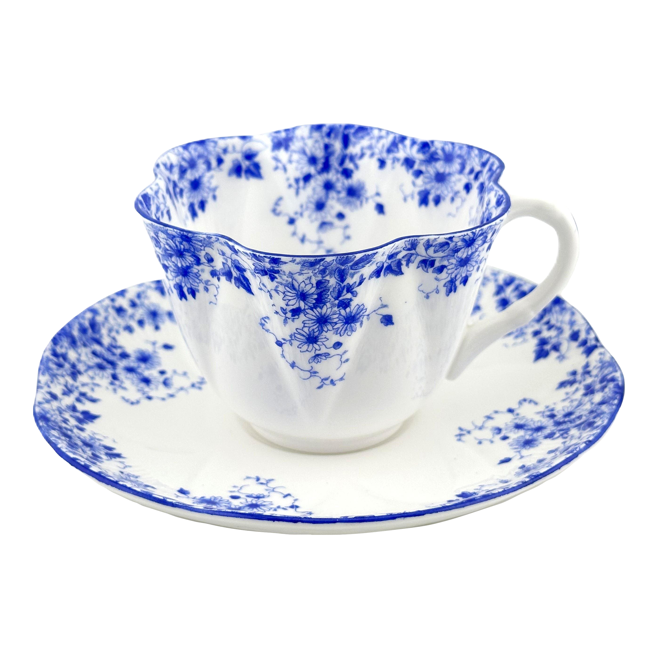 1950s Shelley Dainty Blue Tea Cup, English Fine Bone China Cup  display picture 1