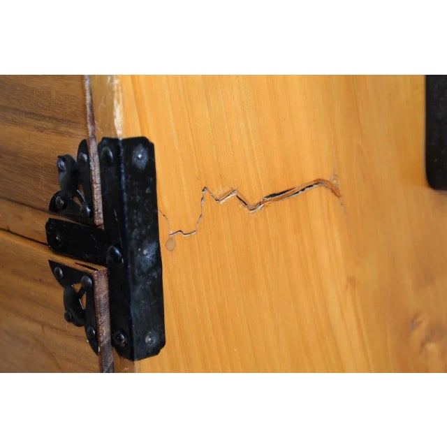 Antique Japanese Matsumoto Tansu Chest on Chest - Meiji Period Keyaki Wood | Rare Kasane Tansu For Sale - Image 15 of 16