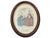 Vintage French Parisian Fashion "Miroir Des Modes" Oval Framed Prints- A Set For Sale - Image 10 of 12