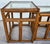 Franco Albini Franco Albini Style Bamboo Nesting Tables For Sale - Image 4 of 14