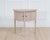 Mid 20th Century Dutch 20th Century Bleached Oak Demi-Lune Console Table with Tambour Door For Sale - Image 5 of 9