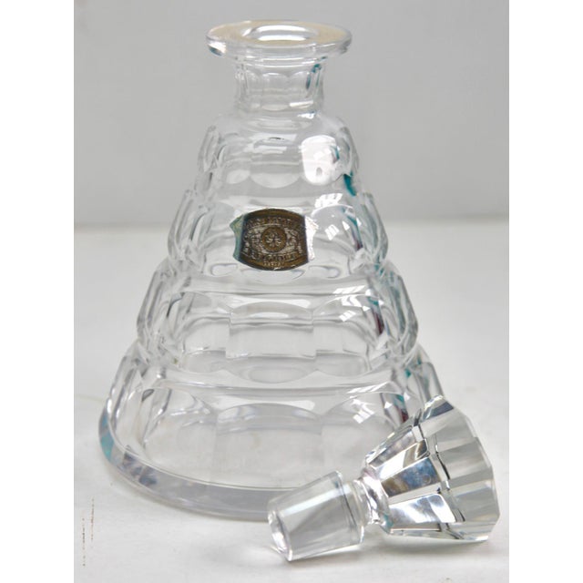 Glass Crystal Decanter by Charles Graffart for Val Saint Lambert, 1950s, Set of 7 For Sale - Image 7 of 14