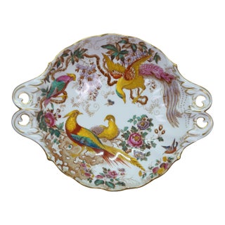 Vintage Royal Crown Derby Olde Avesbury Phoenix Footed Dish Compote For Sale