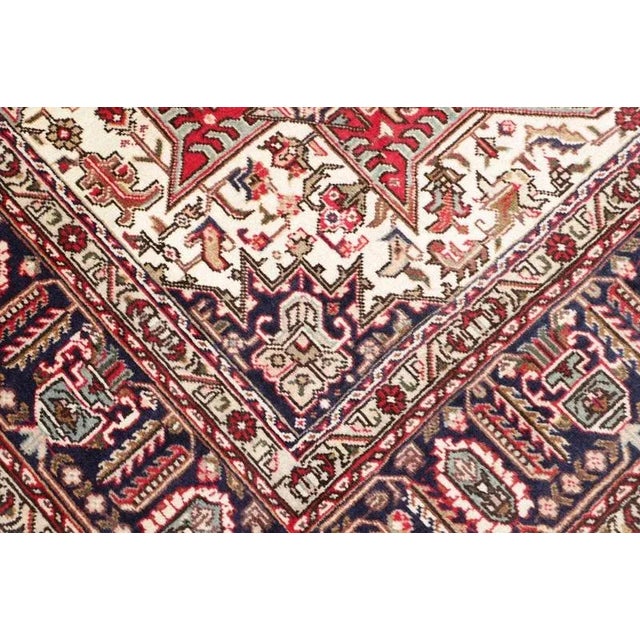 Middle Eastern Hand-Knotted Tabriz Rug For Sale - Image 6 of 11