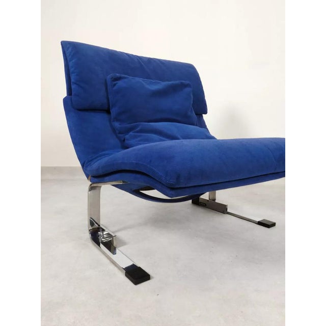 Giovanni Offredi Onda Armchairs by Giovanni Offredi for Saporiti, 1970s, Set of 2 For Sale - Image 4 of 9