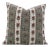 Fabdivine Handmade Block Print Viscose Linen Decorative Throw Pillow Covers 16x16inches - Laxmi Border Design For Sale