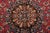 1980s Mashad Rug 9’8” X 12’3” Red Wool Vintage Traditional Hand-Knotted Carpet For Sale - Image 5 of 15