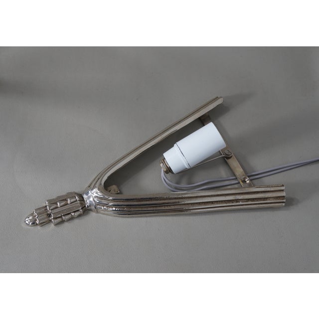 A Pair of French Art Deco Wall Sconces by Les Etablissements Donna 1930 France - 2 Pairs Available For Sale - Image 9 of 10