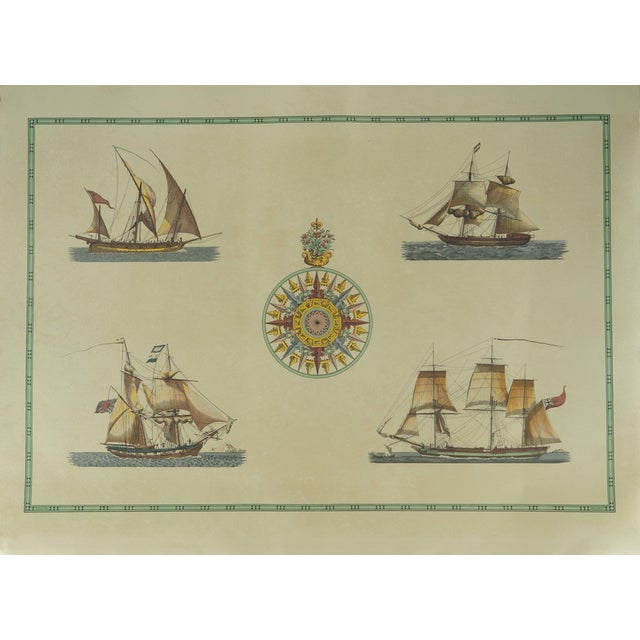 Sailing Ships of Yesteryear Chart by Cimera For Sale