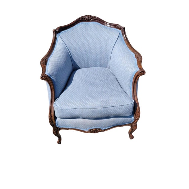 Italian 1930 Italian Club Living Room Chair Beachwood For Sale - Image 3 of 18