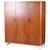 Bauhaus Wardrobe in Oak and Chrome-Plated Steel, Czechia, 1930s For Sale - Image 12 of 12