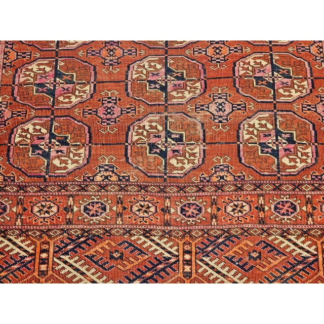 Early 20th Century Turkmen Tekke Rug For Sale - Image 9 of 12