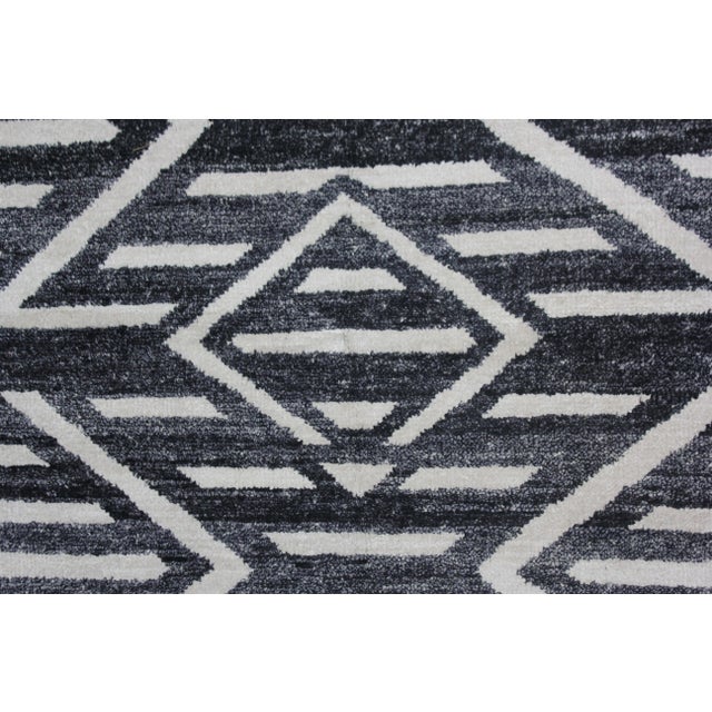 Hand Knotted Bamboo Rug by Aara Rugs Inc. - 8' X 10' For Sale - Image 4 of 5