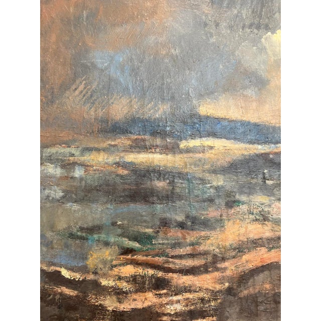 Rodolphe Théophile Bosshard, Roulotte en bord de mer, Oil on Canvas, Framed For Sale - Image 7 of 11