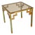 Vintage French Brass Coffee Table, 1960 For Sale