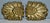 Vintage Pair of Brass Shell Motif Ormolu For Sale - Image 9 of 9