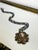 1950s Vintage 1950s Italian 925 Sterling Silver Filigree Cameo Pendant Necklace For Sale - Image 5 of 14