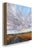 Contemporary Backroads II - Original Atmospheric Rural Landscape Acrylic and Graphite Painting For Sale - Image 3 of 9