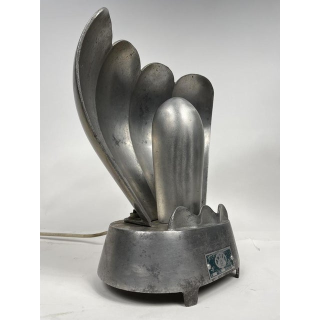 Italian Art Deco Style Antea Shell Lamp For Sale - Image 3 of 14