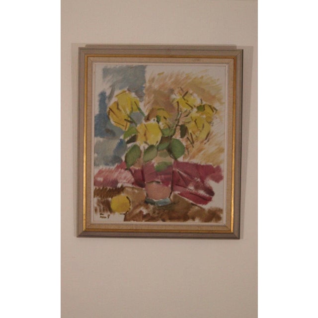 Ture Petterson, Bloom, 1960s, Oil on Canvas, Framed For Sale - Image 14 of 16