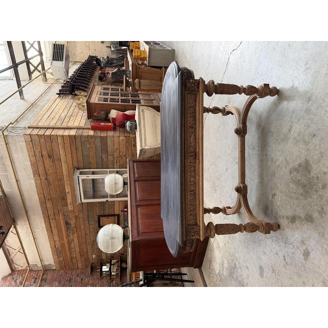 19th Century Oak Console Table For Sale - Image 11 of 13