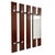 Mid-Century Modern Vintage Danish Wall Coat Rack in Rosewood with Mirror, 1960s For Sale - Image 3 of 6