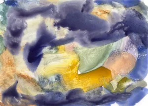 "Dream Theory" Modern Abstract Print - 60" X 40"
