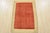Contemporary Gabbeh Rug 2’8” X 3’11” Red Wool Contemporary Hand-Knotted Carpet For Sale - Image 3 of 10