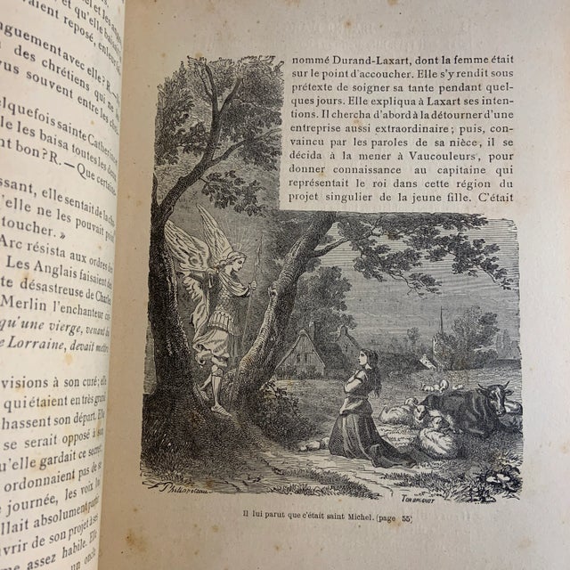 Paper Antique Jeanne d'Arc Book For Sale - Image 7 of 13