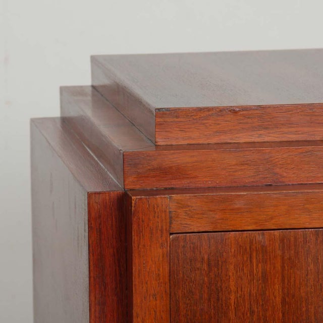Art Deco Walnut Chest of Drawers, France, 1930s-1940s For Sale - Image 3 of 6