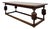 19th Century Antique English Oak Draw-Leaf Dining Table For Sale