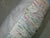 Early 21st Century Zabihi Collection Tie Dye Color Rag Rug Turkish Pillow For Sale - Image 5 of 5