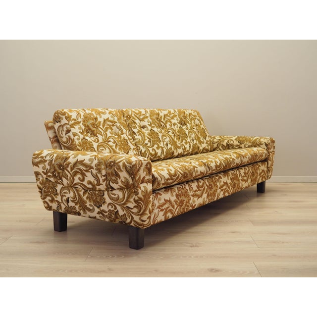 Textile Vintage Danish Three-Seater Sofa, 1960s For Sale - Image 7 of 16
