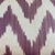 Hand Made Purple Ikat Pillow New Feather Down Insert For Sale - Image 4 of 8