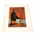 Offered is a 1970s lithograph print of "Marlez – Still Life Fruits And Bottle – Wax On Paper – Private Collection, Milano...