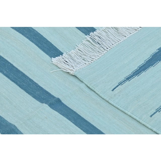Casa Cosima Amritsar Rug, 10' x 14', Seaglass and Deep Blue For Sale - Image 4 of 6