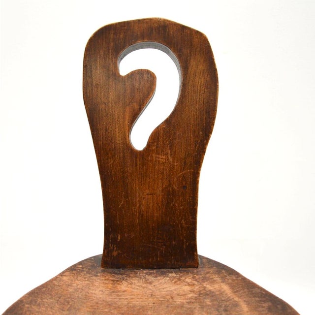 Vintage Brutalist Side Chairs in Elm, 1950, Set of 2 For Sale - Image 6 of 11