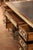 19th Century French Louis XVI Mahogany, Bronze & Leather-Top Partner Desk For Sale - Image 10 of 15