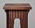 Late 19th Century Arts & Crafts Oak Pedestal With Diamond Inlay Circa 1890s For Sale - Image 5 of 11