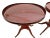 Vintage Mersman Accent Oval Side Tables, Lyre Harp Base, Mahogany Set of Two For Sale - Image 10 of 18