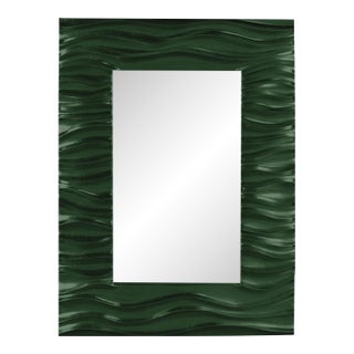 Zenith Mirror - Glossy Hunter Green For Sale