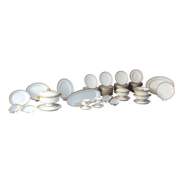 19th Century Porcelain Dinner Service from Hache Pépin-Lehalleur, Set of 112 For Sale