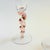 Late 20th Century Pink Spiral Stem Champagne Flutes - Set of 2 For Sale - Image 5 of 6