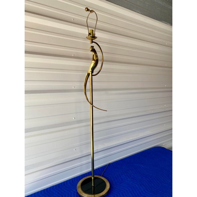 Mid Century Curtis Jere Brass Bird Floor Lamp Chairish