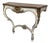 Rococo Style Carved Wood Console Table, Vintage For Sale