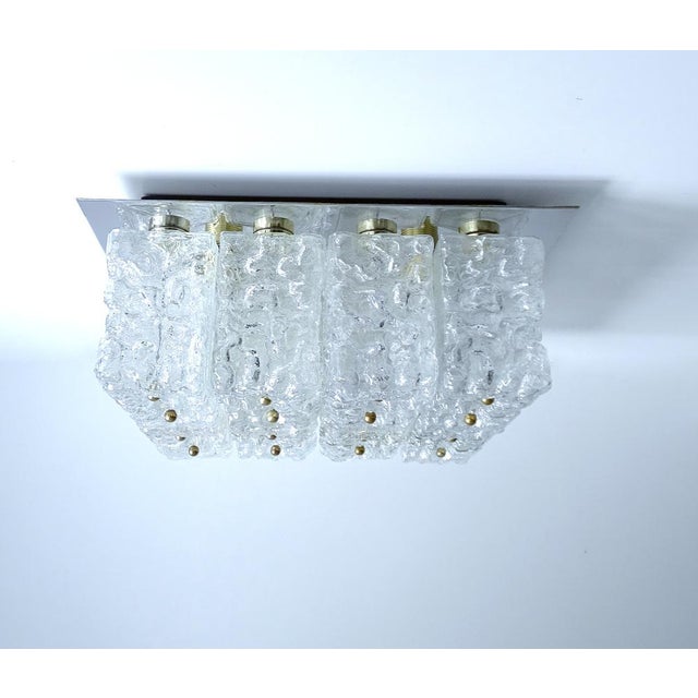 Glass Large Bubble Glass Ceiling Lamp from Limburg For Sale - Image 7 of 18